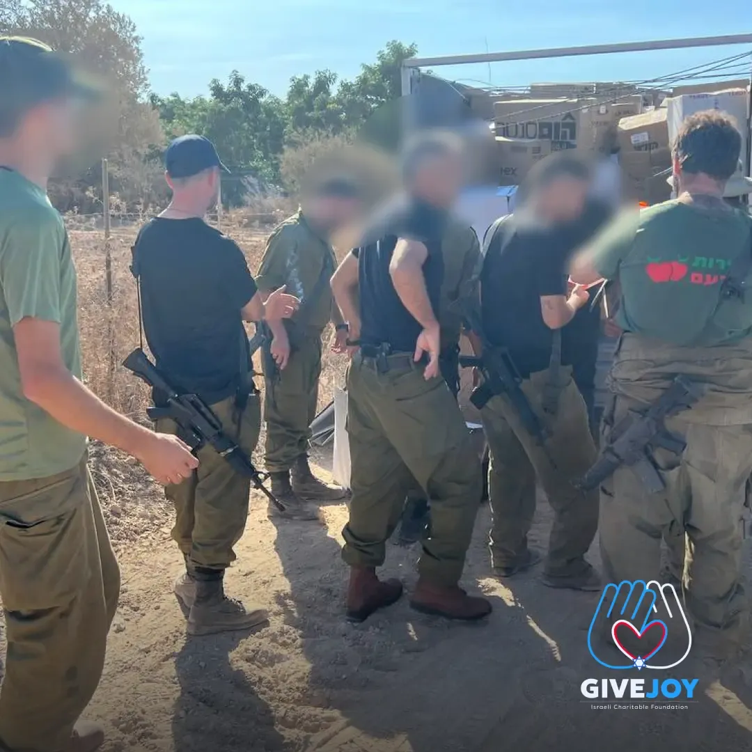 לתת בשמחה — מהשטח